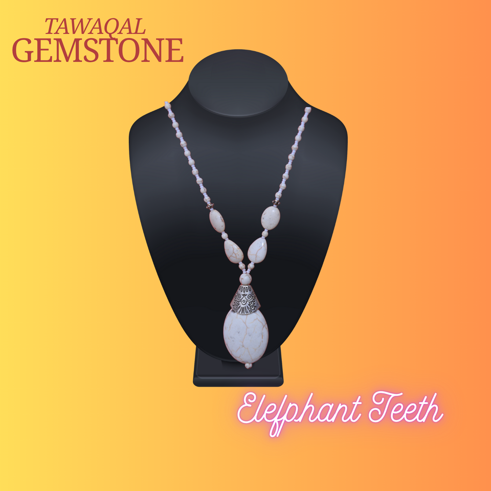 American  White Feroza Neckless Beautifull Hand Made  For Women