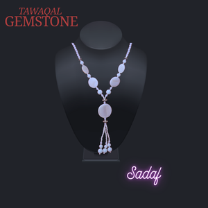 Sadaf Real Stone Neckless  for Women Hand Made  100% Real