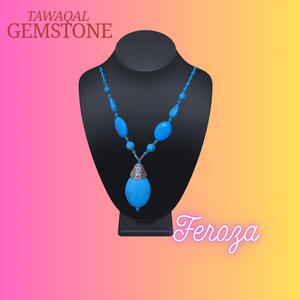 Feroza Neckless  American  Feroza stone Good Quailty