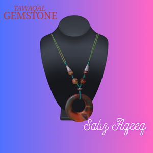 Aqeeq E Shajar Beautifull Hand Made Neckless For Women