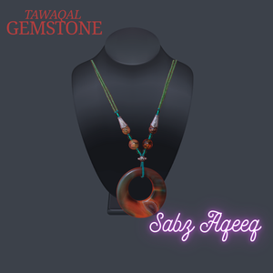 Aqeeq E Shajar Beautifull Hand Made Neckless For Women