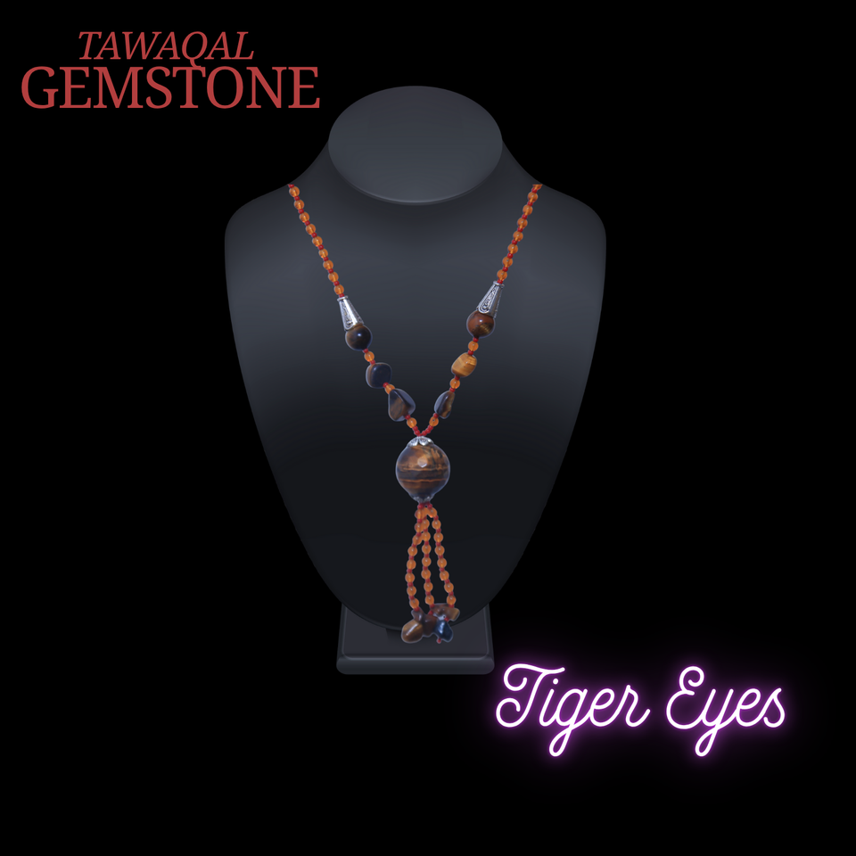 Tiger Eyes Neckles Good Quailty Hand Made  For Women