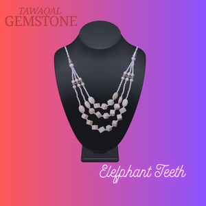 White American  Feroza Neckless Beautifull Hand Made  For Women