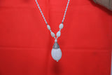 American  White Feroza Neckless Beautifull Hand Made  For Women