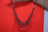 Black Crystal Beautifull Hand Made Nexkless For Women
