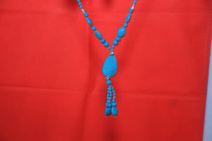 American Feroza Stone Neckless Beautifull Hand Made For Women