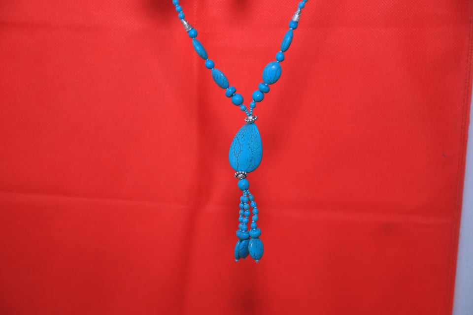 American Feroza Stone Neckless Beautifull Hand Made For Women