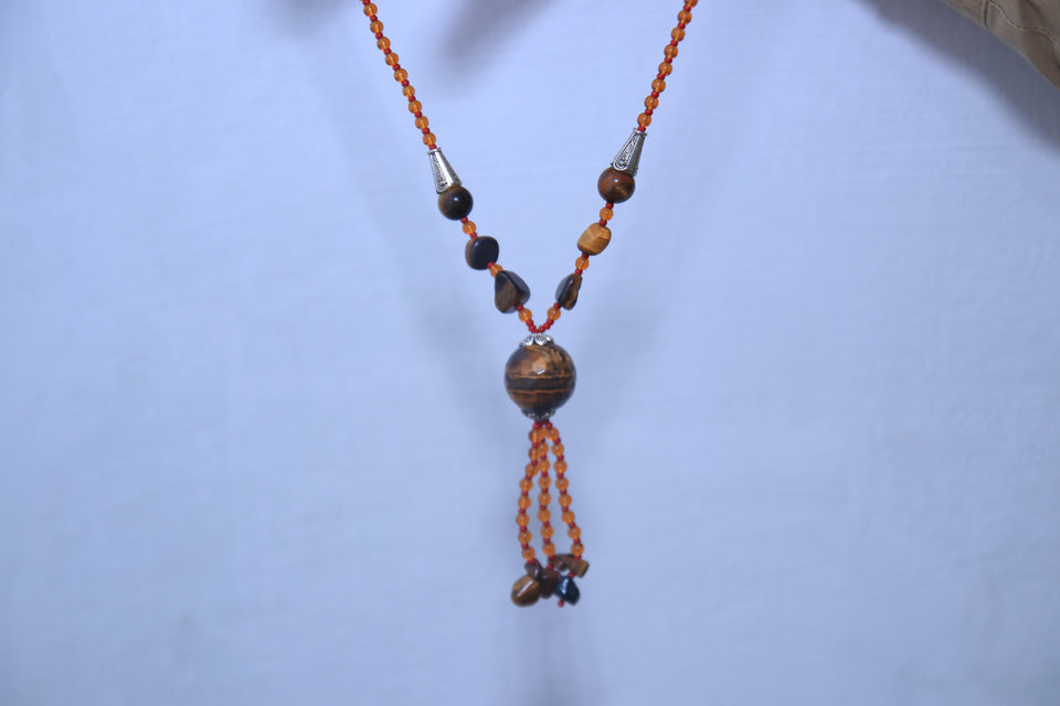 Tiger Eyes Neckles Good Quailty Hand Made  For Women