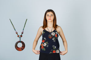 Aqeeq E Shajar Beautifull Hand Made Neckless For Women