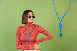 American Feroza Stone Neckless Beautifull Hand Made For Women
