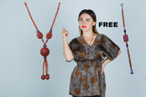 Dill Rubba Neckless Stone 100% Hand Made